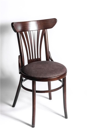 Стул венский Uranus темный орех, ткань ромео 4