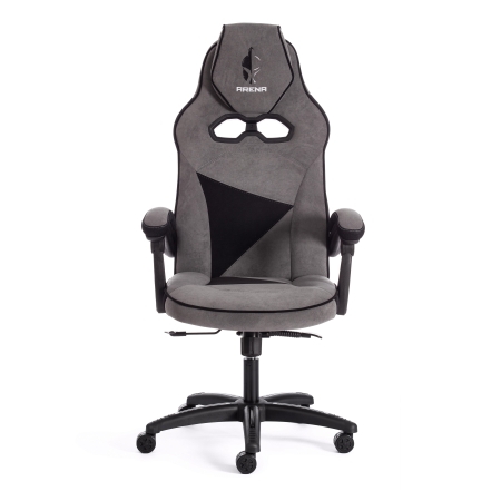 Кресло ARENA флок, серый и черный