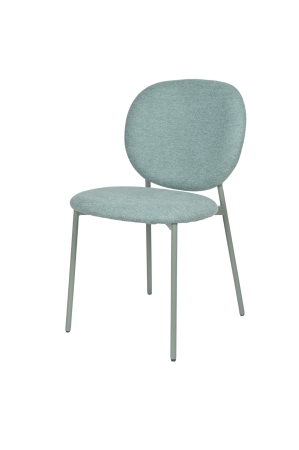 Стул обеденный Pip зеленая ткань