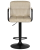 Набор 2 шт Стул барный KRUGER ARM BLACK, бежевый вельвет (LAR-E2041-04)