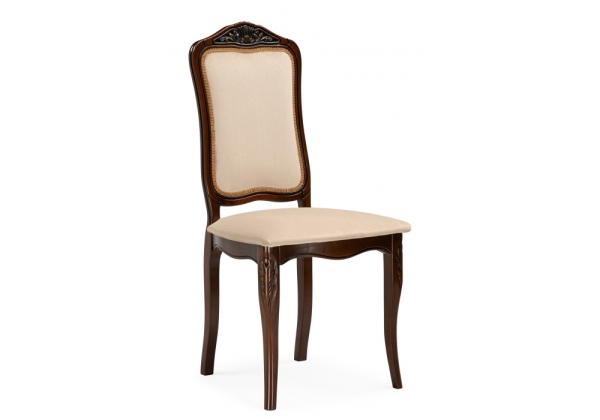 Стул деревянный Эмилин вишня, муса темная 082 Стул деревянный Эмилин вишня, муса темная 082