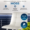 Стул полубарный Base букле бежевый MOSS 130 60см