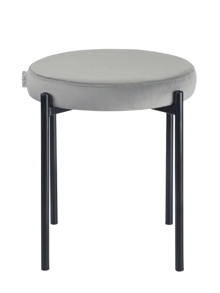 Табурет Maso велюр серый