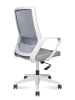 Кресло офисное Pino LB серый, ткань и пластик, мягкое сиденье, с подлокотниками