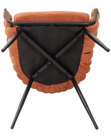 Набор 2 шт Стул обеденный MATILDA, оранжевая ткань (LAR 275-27)