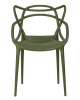 Набор 4 шт Стул обеденный MASTERS, зеленый хаки (G-17)