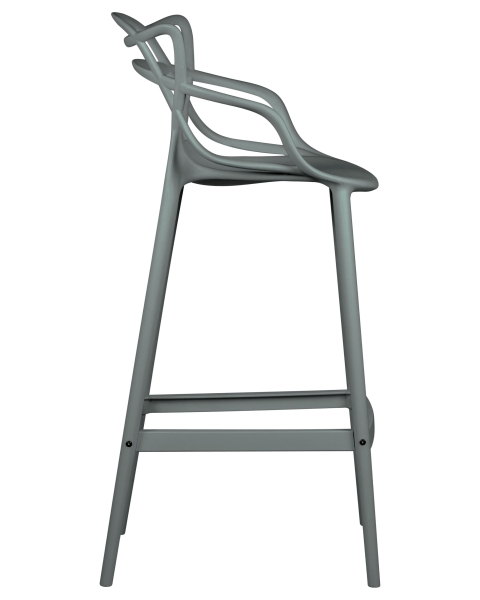 Стул барный MASTERS BAR темно-серый GR-04