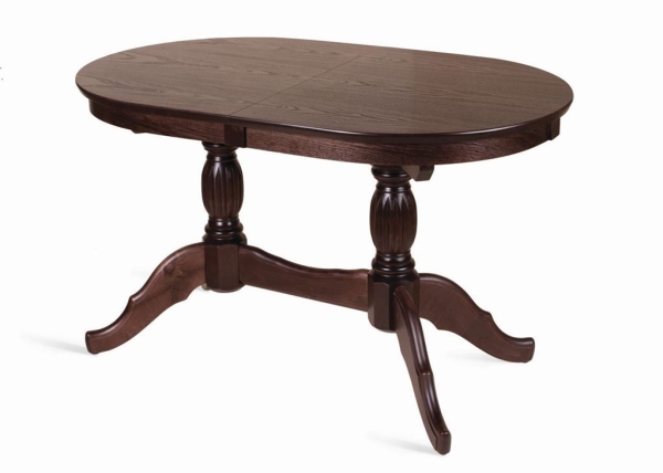 Раздвижной стол Лилия 130 темный тон