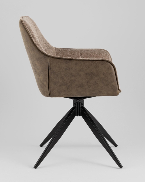 Стул обеденный Alba экокожа коричневый Стул обеденный Alba экокожа коричневый