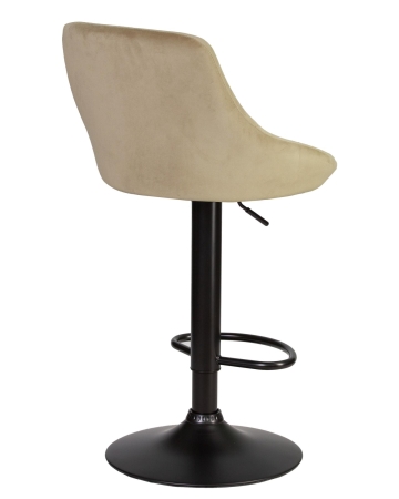 Набор 2 шт Стул барный LOGAN BLACK, мокко велюр (MJ9-9)