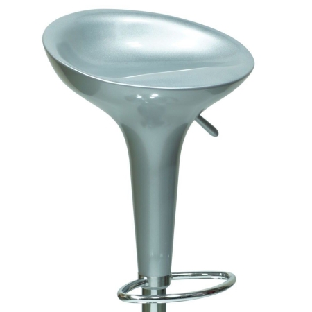 Барный стул Bomba серебряный