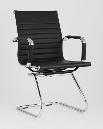 Кресло для посетителей Visit TopChairs черное