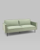 Диван прямой Кассель велюр светло-салатовый Диван прямой Кассель велюр светло-салатовый