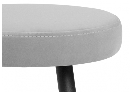 Табурет Сино велюр velutto 52, черный Табурет Сино велюр velutto 52, черный