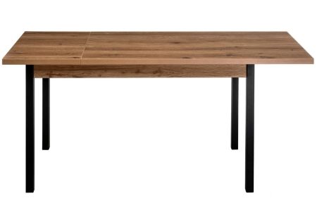 Деревянный стол Оригон дуб горный, черный матовый