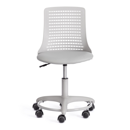 Кресло Kiddy экокожа, серый