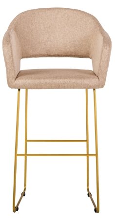 Кресло бар Oscar Браун/Линк золото