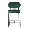Стул полубарный MASO велюр зеленый