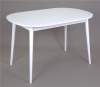 Стол овальный Алиса-1200 белый раздвижной