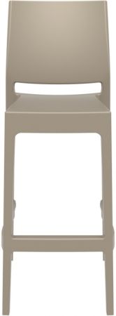Стул пластиковый барный Siesta Contract Maya Bar 75 бежевый