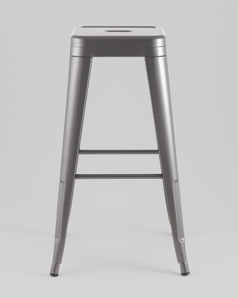 Стул барный TOLIX серебристый матовый KD