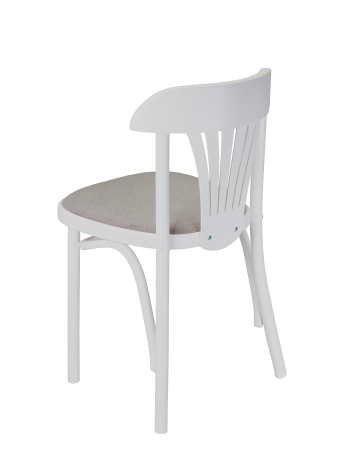 Стул Астра белый, букле серый MOSS 960