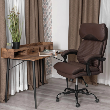 Кресло Chief metalBL коричневое