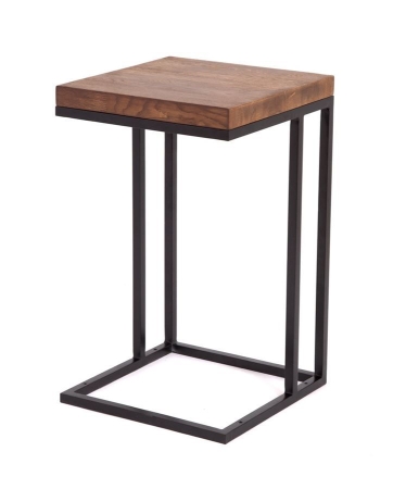 Стол кофейный Энди Loft дуб, каркас черный