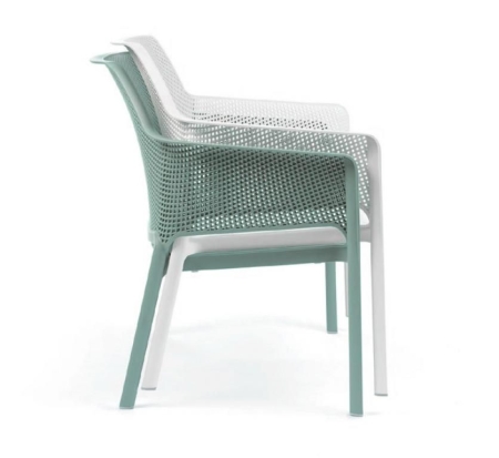 Диван пластиковый Net Bench бирюзовый Диван пластиковый Net Bench бирюзовый