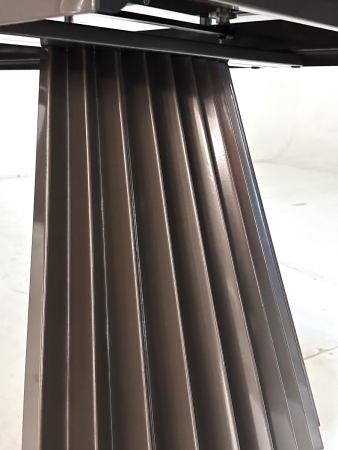 Стол ASTRID 200 TL-102 бежевый мрамор, испанская керамика, Шоколадное золото каркас