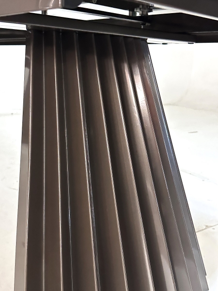 Стол ASTRID 200 TL-102 бежевый мрамор, испанская керамика, Шоколадное золото каркас