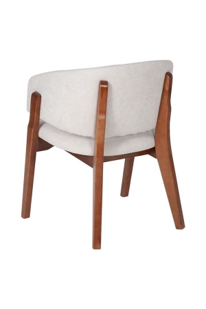 Кресло Милана средний тон, ткань ваниль