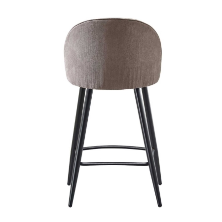 Стул полубарный 373B-2 бежевый TD3052-11, черный