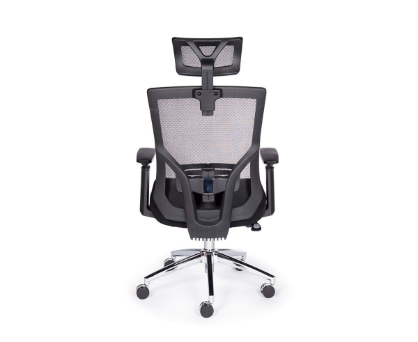 Кресло офисное Гарда SL черный пластик черная сетка черная сидушка