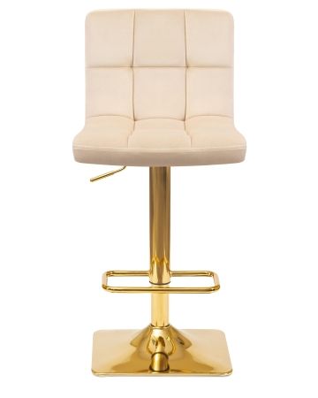 Стул барный GOLDIE бежевый велюр MJ9-10