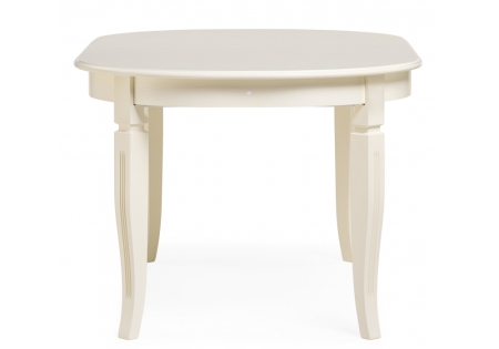 Стол деревянный Aviano овальный слоновая кость