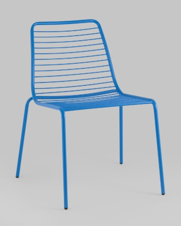 Стул Дели металл голубой