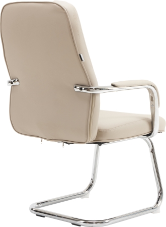 Кресло для посетителей Vesta CF экокожа бежевый