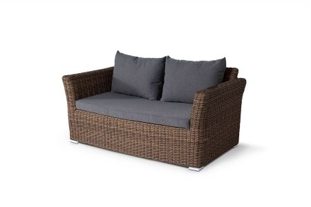 Лаунж-зона "Капучино Сингл" из искусственного ротанга, цвет коричневый