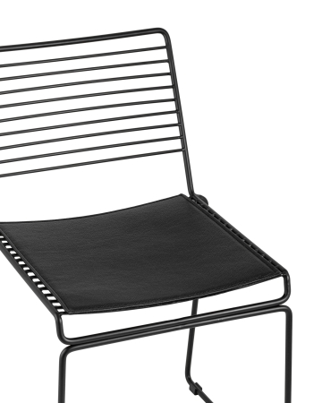 Стул обеденный Danny черный с черной подушкой 4 шт