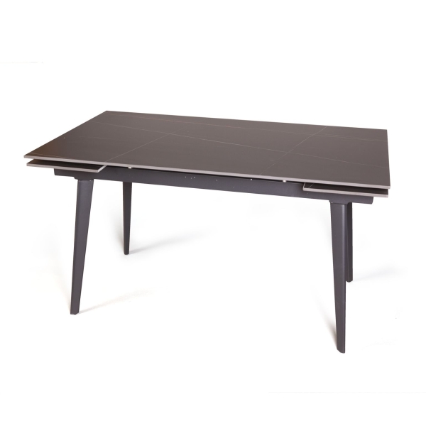 Стол раскладной Buren (140+30+30) керамика черный