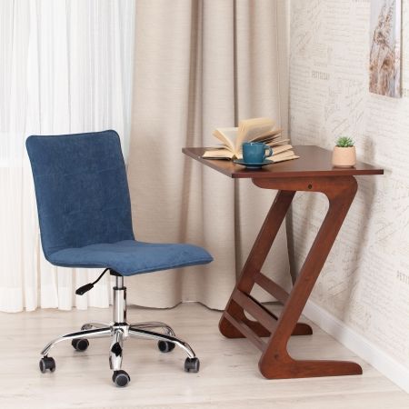 Кресло ZERO велюр, светло-синий