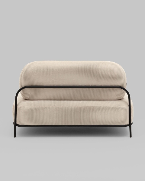 Диван Стоун велюр рельефный молочный Диван Стоун велюр рельефный молочный