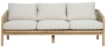 Диван деревянный трехместный Tagliamento Ravona KD бежевый