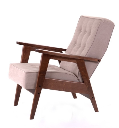 Кресло РЕТРО темный тон, RS 16- темно-бежевый