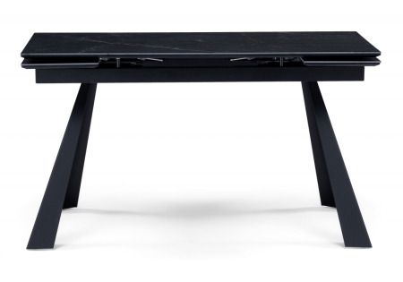 Керамический стол Маунт 140x80 черный мрамор, черный