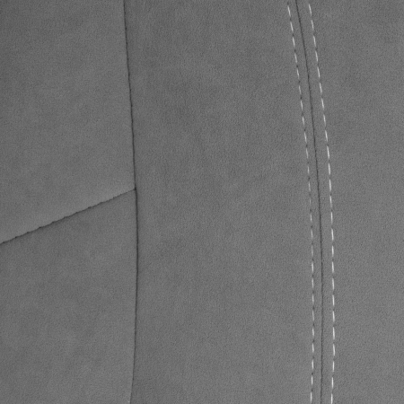 Кресло Boss metalBL серый велюр