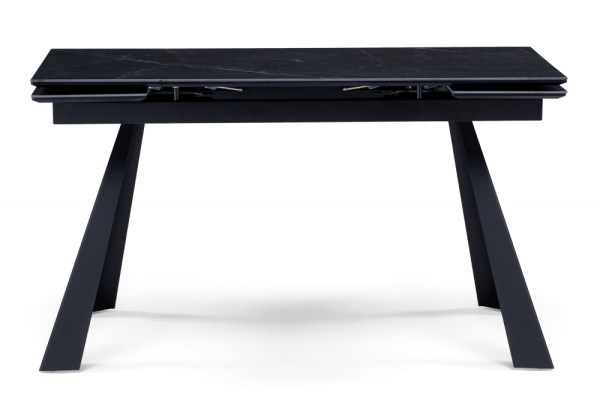 Керамический стол Маунт 140x80 черный мрамор, черный