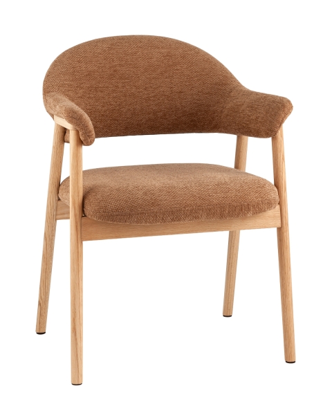 Стул обеденный Tavu с деревянными ножками терракотовый Стул обеденный Tavu с деревянными ножками терракотовый