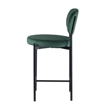 Стул полубарный MASO велюр зеленый